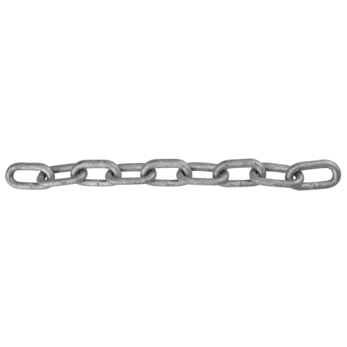 Straight Link Chain, Low Carbon Steel, 1" x 100' (30.4 m) L, Grade 30, 17900 lbs. (8.95 tons) Load Capacity Helyx Safety & Industrial Supplies