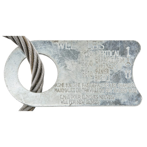 Wire Rope Lifting Sling - Eye & Eye Helyx Safety & Industrial Supplies