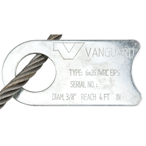 Wire Rope Lifting Sling - Eye & Eye Helyx Safety & Industrial Supplies