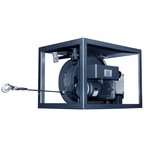 Palan &eacute;lectrique &agrave; c&acirc;ble d'acier avec enrouleur Gripwinch Helyx Safety & Industrial Supplies