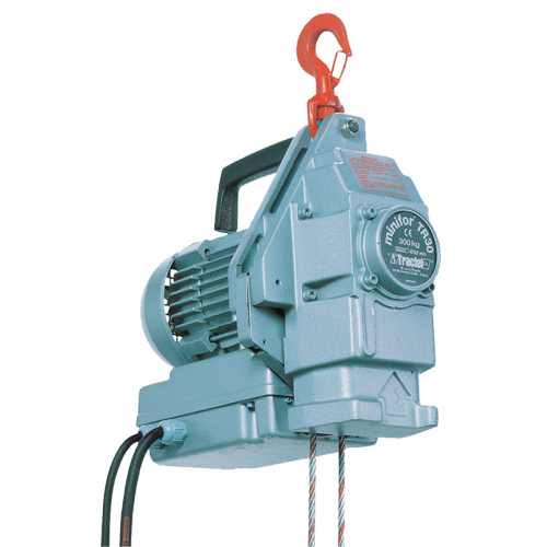 Palan &eacute;lectrique portatif &agrave; c&acirc;ble d'acier Minifor TR30 Helyx Safety & Industrial Supplies