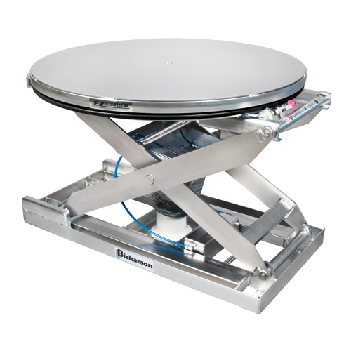 EZ Loader&reg; SS Self-Levelling Pallet Positioner - 100% Stainless Steel, 43" L x 43" W, 4000 lbs. Cap. Helyx Safety & Industrial Supplies