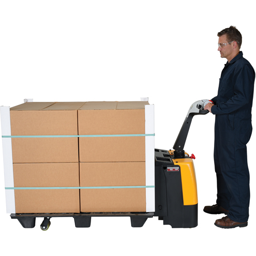 Fully Powered Electric Pallet Truck, 3000 lbs. Cap., 47" L x 25" W Helyx Safety & Industrial Supplies