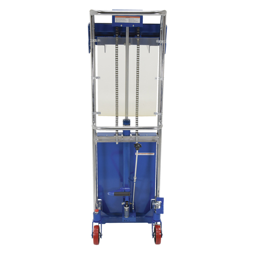 Hefti-Lift Load Stacker, Foot Pump Operated, 880 lbs. Capacity, 59" Max Lift Helyx Safety & Industrial Supplies