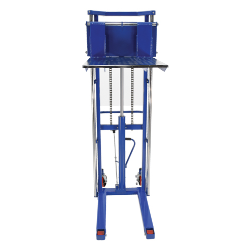 Gerbeur Hefti-Lift, M&eacute;canisme Pompe au pied, Capacit&eacute; de 1500 lb, Levage max de 63" Helyx Safety & Industrial Supplies