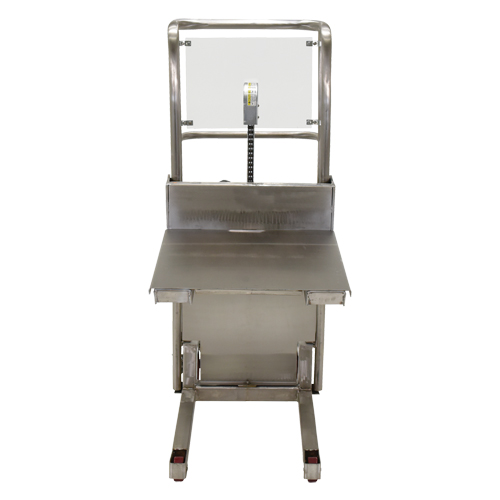 Hefti-Lift Load Stacker, Foot Pump Operated, 450 lbs. Capacity, 45-5/8" Max Lift Helyx Safety & Industrial Supplies