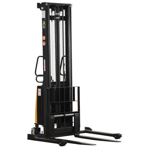 Fork Lift Stacker, Electric Operated, 2000 lbs. Capacity, 150" Max Lift Helyx Safety & Industrial Supplies