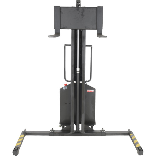 Gerbeur motoris&eacute; avec m&acirc;t &eacute;troit, Fonctionnement &eacute;lectrique, Capacit&eacute; 1000 lb, Lev&eacute;e max 63" Helyx Safety & Industrial Supplies