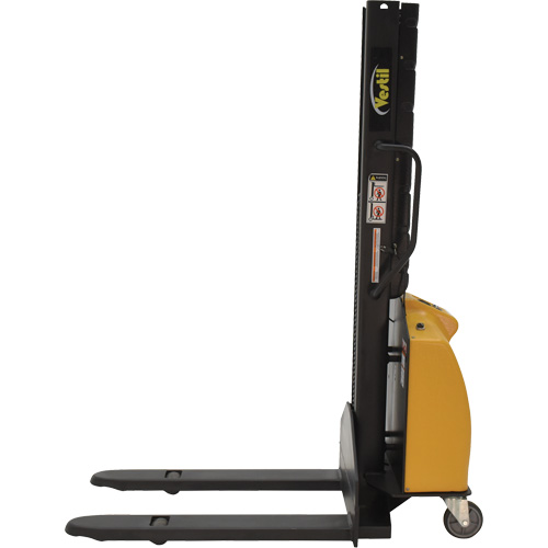 Gerbeur motoris&eacute; avec m&acirc;t &eacute;troit, Fonctionnement &eacute;lectrique, Capacit&eacute; 1000 lb, Lev&eacute;e max 63" Helyx Safety & Industrial Supplies