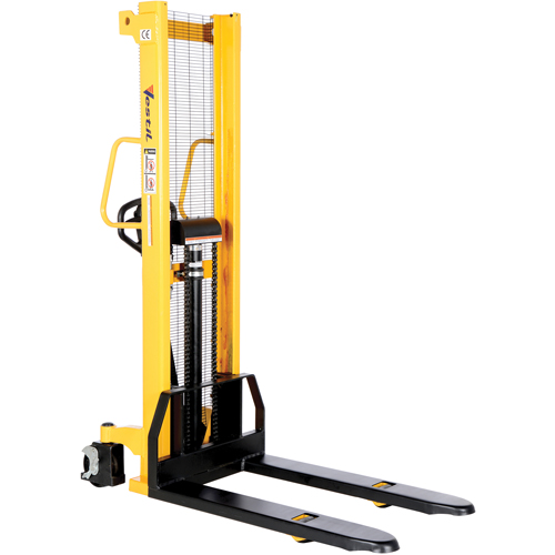 Gerbeur hydraulique manuel, Fonctionnement Pompe manuelle, Capacit&eacute; 2000 lb, Lev&eacute;e max 63" Helyx Safety & Industrial Supplies