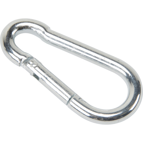 Zinc Plated Snap Hook, 220 lbs (0.11 tons) Working Load Limit, 3/16" Size, 5/16" Eye Helyx Safety & Industrial Supplies