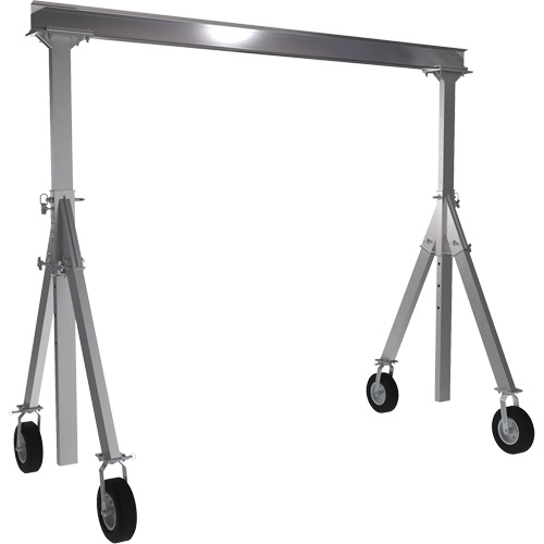 Grue-portique ajustable en aluminium, 10' lo, Capacit&eacute; 1500 lb (0,75 tonne) Helyx Safety & Industrial Supplies