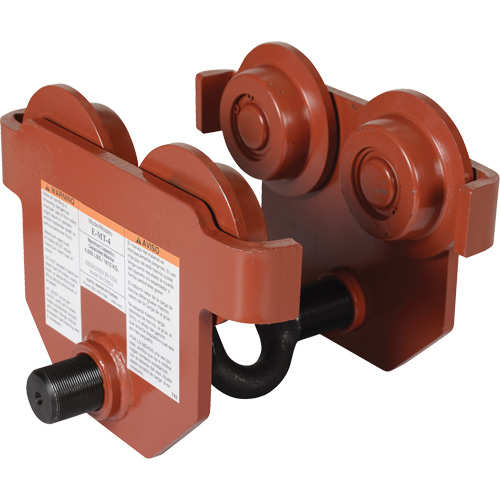 Low Profile Manual Trolley, 4000 lbs. (2 tons) Helyx Safety & Industrial Supplies