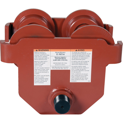 Low Profile Manual Trolley, 6000 lbs. (3 tons) Helyx Safety & Industrial Supplies
