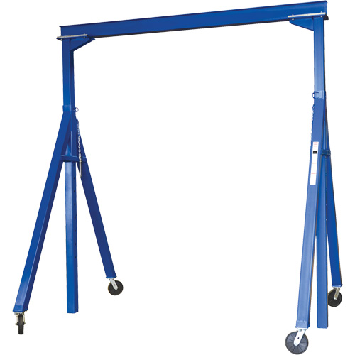 Adjustable Height Gantry Crane, 15' L, 6000 lbs. (3 tons) Capacity Helyx Safety & Industrial Supplies