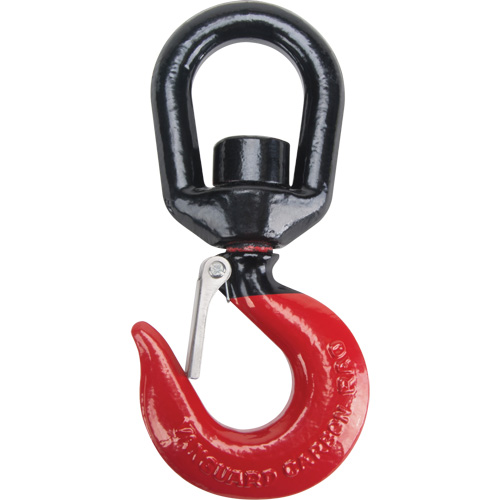 Crochet pivotant avec c&acirc;ble m&eacute;tallique Black Eye Helyx Safety & Industrial Supplies