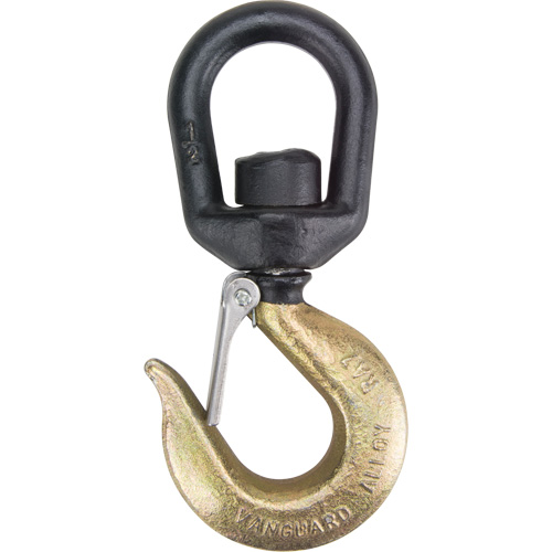 Crochet pivotant avec c&acirc;ble m&eacute;tallique Black Eye Helyx Safety & Industrial Supplies
