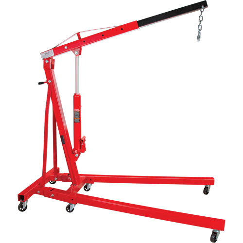 Folding Shop Crane, 4000 lbs. (2 tons) Capacity Helyx Safety & Industrial Supplies