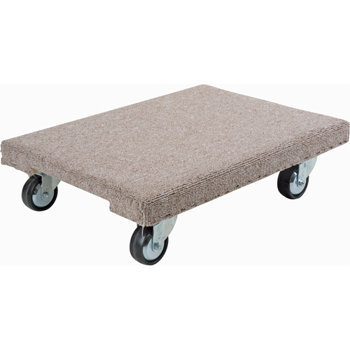 Wood Dollies - Medium-Duty, Polyolefin Wheels, 900 lbs. Capacity, 18" W x 30" D x 7" H Helyx Safety & Industrial Supplies