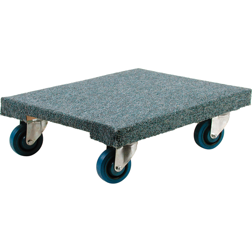 Wood Dollies - Heavy-Duty, Rubber Wheels, 1400 lbs. Capacity, 18" W x 30" D x 7" H Helyx Safety & Industrial Supplies