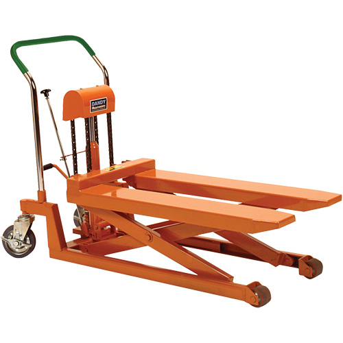 Dandy Lift Scissor Fork Lift Table, 37.1" L x 19.7" W, Steel, 1100 lbs. Capacity Helyx Safety & Industrial Supplies