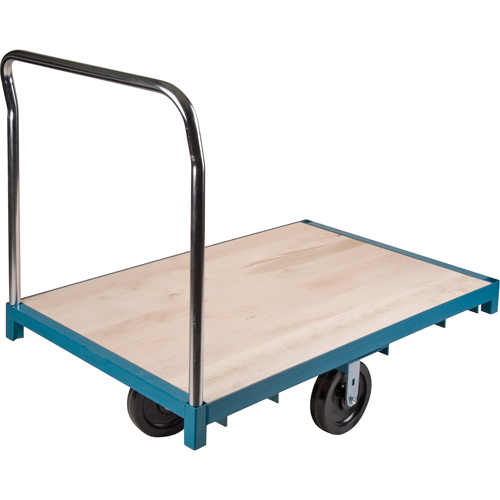 Heavy-Duty Platform Truck, 48" L x 30" W, 2500 lbs. Capacity, Nylon Casters Helyx Safety & Industrial Supplies
