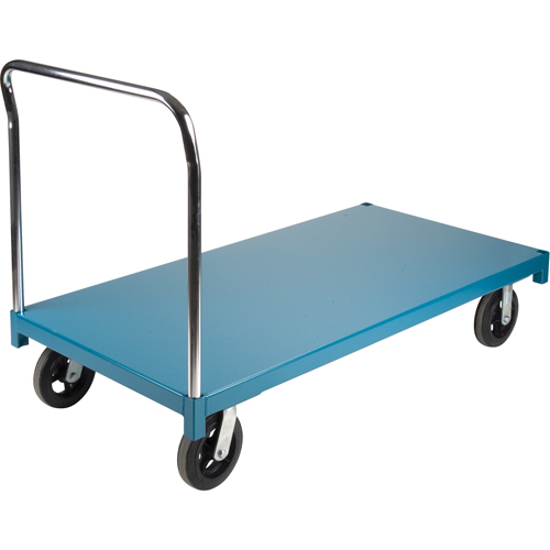 Chariot &agrave; plateforme robuste, 60" lo x 30" la x Capacit&eacute; 2000 lb, Roues en Caoutchouc Helyx Safety & Industrial Supplies