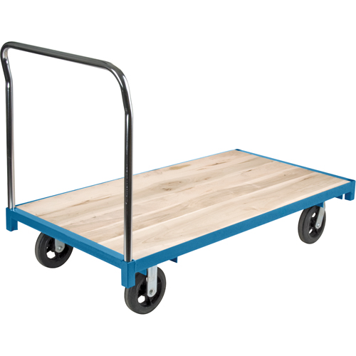 Heavy-Duty Platform Truck, 60" L x 30" W, 2000 lbs. Capacity, Rubber Casters Helyx Safety & Industrial Supplies
