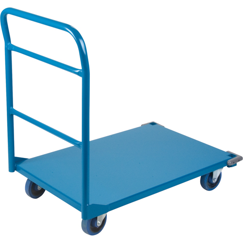 Shelf & Platform Truck, Steel, 24" W x 36" D x 40" H, 1300 lbs. Platform Capacity Helyx Safety & Industrial Supplies