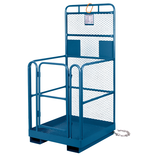 Nacelle &eacute;l&eacute;vatrice pour travail en hauteur, 36" x 36" x 72" h, Capacit&eacute; de 1000 lb, Acier Helyx Safety & Industrial Supplies