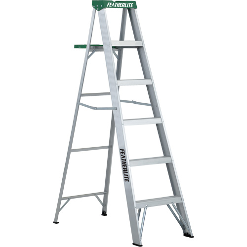 Commercial Duty Stepladders (2400 Series), 6', Aluminum, 225 lbs. Capacity, Type 2 Helyx Safety & Industrial Supplies