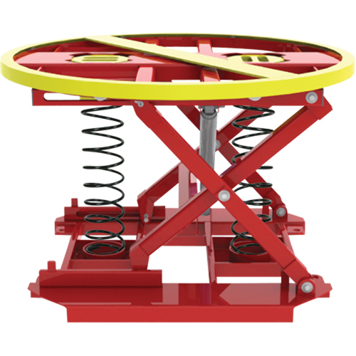Pallet Pal&reg; 360 Spring Level Loader, 43-5/8" L x 43-5/8" W, 4500 lbs. Cap. Helyx Safety & Industrial Supplies