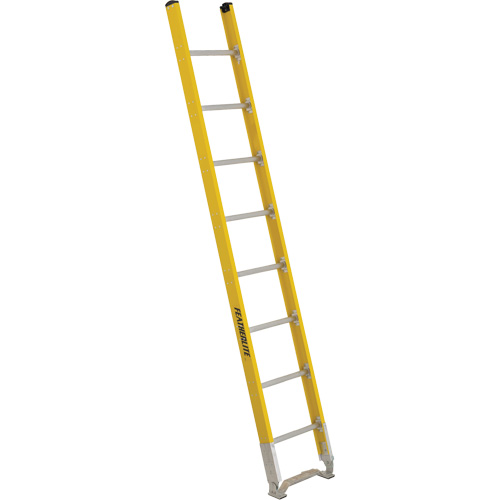 Single Section Straight Ladder - 6100 Series, 8', Fibreglass, 375 lbs., CSA Grade 1AA Helyx Safety & Industrial Supplies