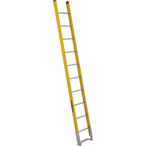 Single Section Straight Ladder - 6100 Series, 10', Fibreglass, 375 lbs., CSA Grade 1AA Helyx Safety & Industrial Supplies