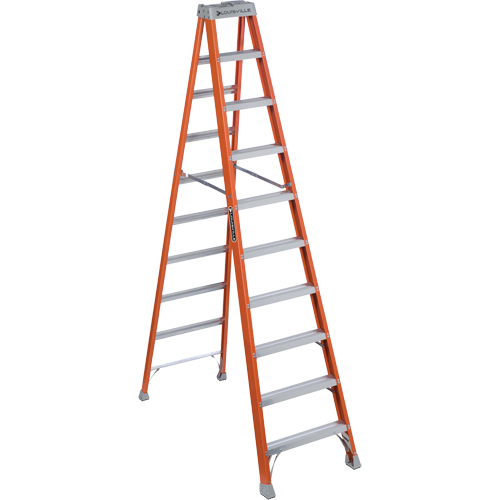 Industrial Heavy-Duty Stepladders, 10', Fibreglass, 300 lbs. Capacity, Type 1A Helyx Safety & Industrial Supplies