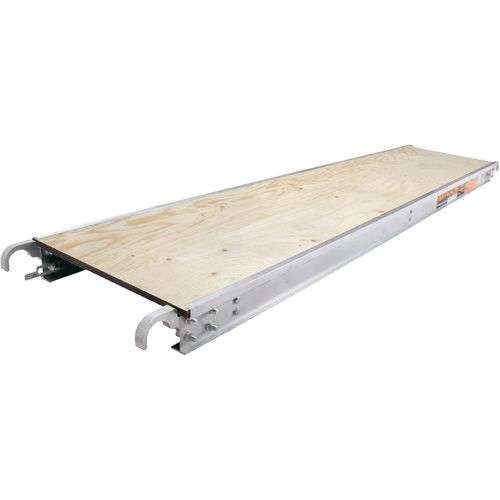 Plateformes de travail - Plancher en contreplaqu&eacute;, Bois, 7' lo x 19" la Helyx Safety & Industrial Supplies