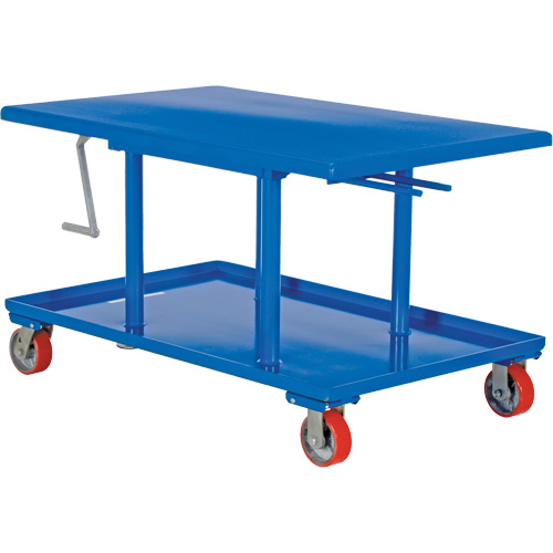 Post Lift Table, 42" L x 30" W, Steel, 2000 lbs. Capacity Helyx Safety & Industrial Supplies