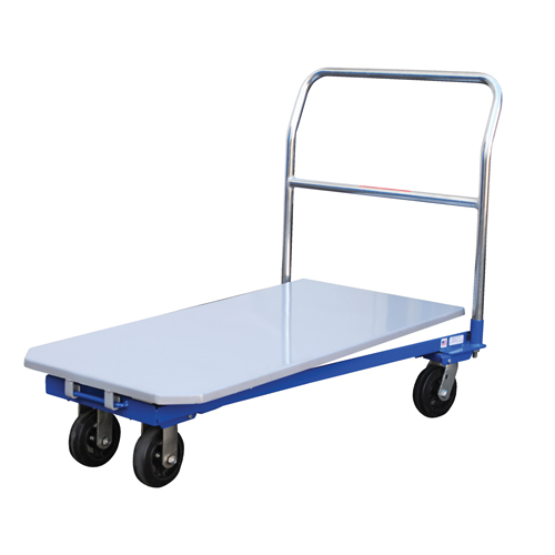 Platform Cart, 48" L x 24" W, 1500 lbs. Capacity, Mold-on Rubber Casters Helyx Safety & Industrial Supplies