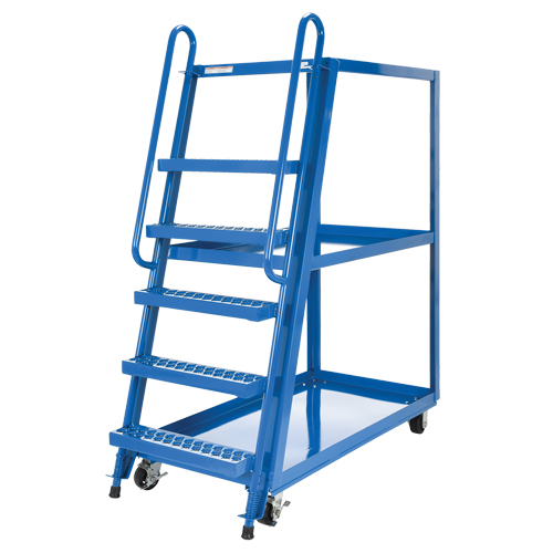 Chariot &agrave; cueillette, Acier, 27-7/8" la x 56-1/8" p, 3 tablettes, Capacit&eacute; 1000 lb Helyx Safety & Industrial Supplies