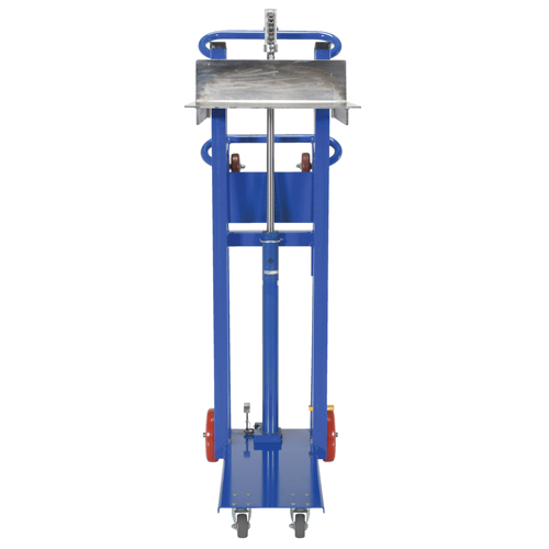 Gerbeur &agrave; plateforme hydraulique, M&eacute;canisme Pompe au pied, Capacit&eacute; de 750 lb, Levage max de 52" Helyx Safety & Industrial Supplies