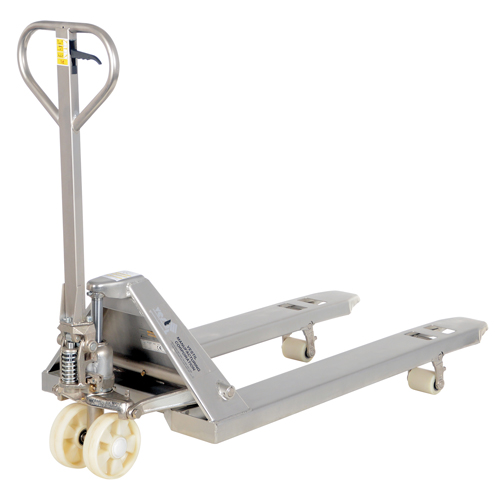 Pallet Truck, Stainless Steel, 48" L x 27" W, 5500 lbs. Capacity Helyx Safety & Industrial Supplies