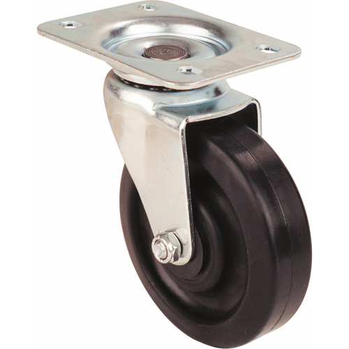 Light-Duty Caster, Swivel, 5" (127 mm), Polyolefin, 250 lbs. (113 kg.) Helyx Safety & Industrial Supplies