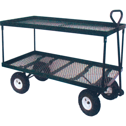 Double Deck Wagon, 24" W x 48" L, 600 lbs. Capacity Helyx Safety & Industrial Supplies