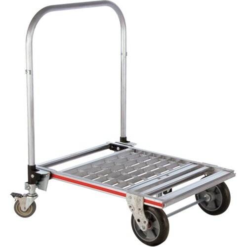 Chariot &agrave; plateforme repliable &agrave; quatre roues, Aluminium, 750 lb, 31" lo x 23-1/4" la, Hauteur 39" Helyx Safety & Industrial Supplies
