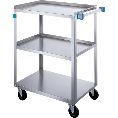 Chariot &agrave; tablettes, 3 Tiers, 21" la x 39" h x 49" p, Capacit&eacute; 500 lb Helyx Safety & Industrial Supplies