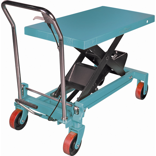 Heavy-Duty Hydraulic Scissor Lift Table, 39-3/8" L x 20-1/8" W, Steel, 1650 lbs. Capacity Helyx Safety & Industrial Supplies