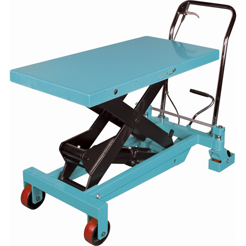Heavy-Duty Hydraulic Scissor Lift Table, 40" L x 20-1/8" W, Steel, 2200 lbs. Capacity Helyx Safety & Industrial Supplies