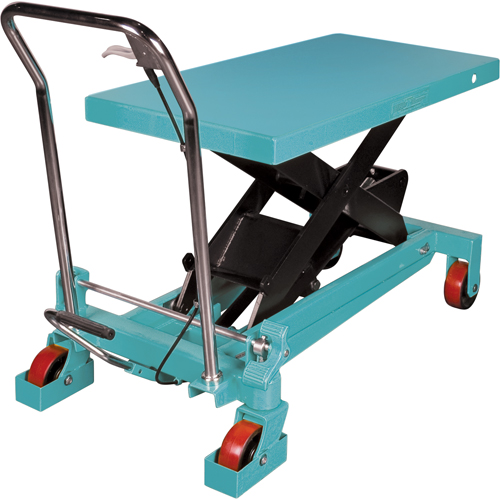 Heavy-Duty Hydraulic Scissor Lift Table, 40" L x 20-1/8" W, Steel, 2200 lbs. Capacity Helyx Safety & Industrial Supplies