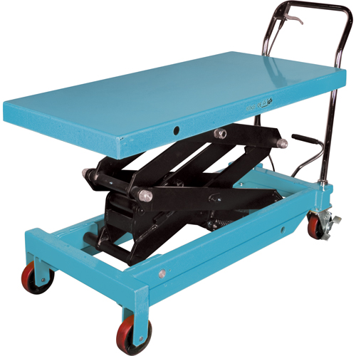 Table &eacute;l&eacute;vatrice robuste &agrave; ciseaux hydraulique, 48" lo x 24" la, Acier, Capacit&eacute; 1545 lb Helyx Safety & Industrial Supplies