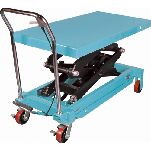 Table &eacute;l&eacute;vatrice robuste &agrave; ciseaux hydraulique, 48" lo x 24" la, Acier, Capacit&eacute; 1545 lb Helyx Safety & Industrial Supplies